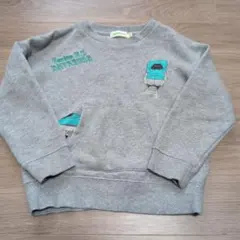BEAMS mini 新幹線プリント トレーナー 110