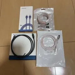 type-c ケーブル4本セット 1m、1m、2m、3m