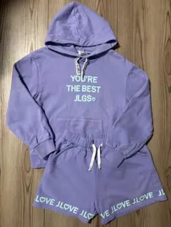 ジェニィ ラブ パーカー &ショートパンツ セット 150㎝