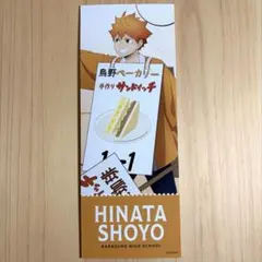 ハイキュー!! わくわく 文化祭 文化祭 쿠지 B賞 入場チケット風カード 日向翔陽