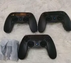 3個✨PS4 コントローラー HD振動機能付き 省エネ Bluetooth