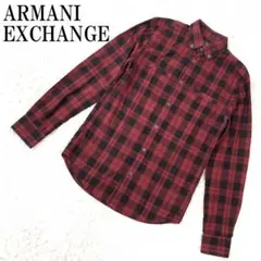 ARMANI EXCHANGE 長袖シャツ レッドチェック XS B1166のサムネイル