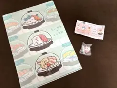ちいかわ×くら寿司　クリアファイル　ちいかわフィギュアセット