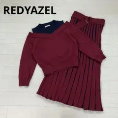 REDYAZEL セットアップ スカート レッド系 Ｆ