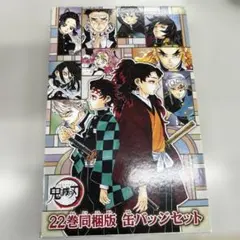 鬼滅の刃 22巻同梱 缶バッジセット