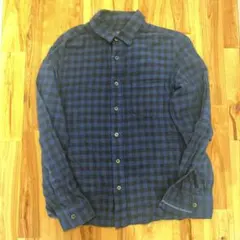 コムサイズム　チェックシャツ