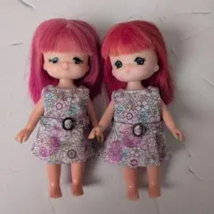 ミキちゃんマキちゃん服　花柄ノースリーブワンピース