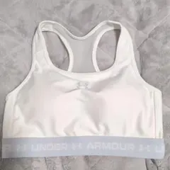 UNDER ARMOUR スポーツブラ Lサイズ ホワイト
