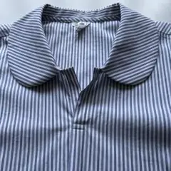 コムデギャルソン コムデギャルソン●丸襟プルオーバー スキッパー シャツ●S