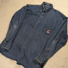 ヴィンテージ　Hard Rock Cafe ロンドン　デニムシャツ M