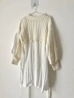 Rirandture アイボリー ニット ワンピース サイズ2