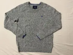 アメリカンイーグル　グレー ニットセーター