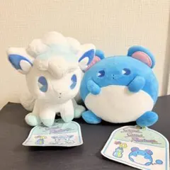 ポケモン　ぬいぐるみサイコソーダ　リフレッシュ　マリル　ロコン