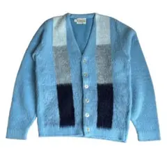 50s 60s CAMPUS モヘアカーディガン 毛足長 レアカラー ミント