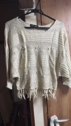 CECIL McBEE 五分袖ニット