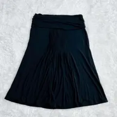 Max Mara スカート フレア 美品 高級ライン 42 黒【A0167】のサムネイル