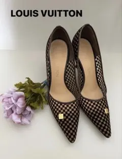 LOUIS VUITTON ポインテッドトゥシューズ モノグラム - メルカリ