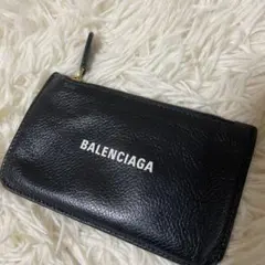 バレンシアガ　フラグメントケース　コインカードホルダー　ブラック　エブリデイ