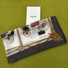 CELINE ハンカチ 馬車柄　約47cmのサムネイル