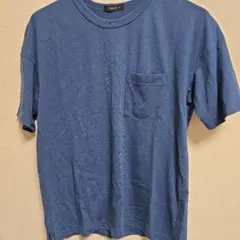 COMME CA ISM ブルー Tシャツ M