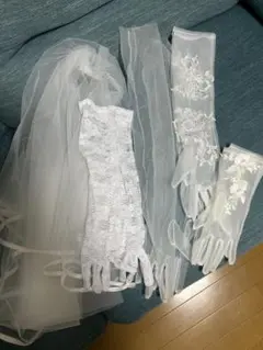 新婦セット(ベール＆グローブ)