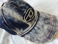 【ほぼ未使用❣️即購入◎】DIESEL キャップ ブルー デニム風