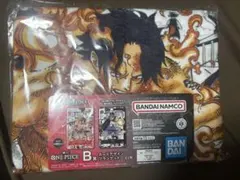 一番くじ　ワンピース　カードゲーム　B賞 カードデザインブランケット　エース