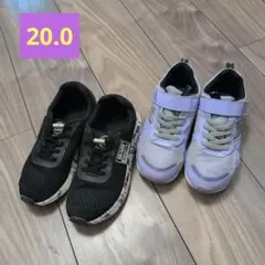 女の子 スニーカー スーパースター ムーンスター 20cm