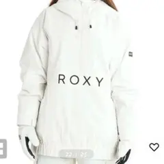 ROXY ホワイト スノーボードジャケット