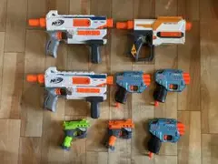 Nerf銃のセット（6丁+オマケ）のサムネイル