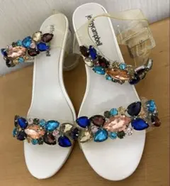 jeffrey campbell ビジューサンダル 38