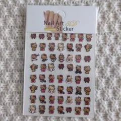 【ネイル】ガングロキティ／ギャルキティ／ネイルシール／ネイルパーツ／ハローキティ