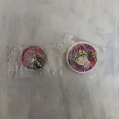 鬼滅の刃 甘露寺蜜璃 缶バッジ＋消しゴム くら寿司コラボセット