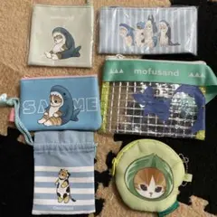 mofusand ポーチ　セット　サメにゃん　巾着　着ぐるみ