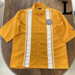 70s 80s USA製HILTON ボーリングシャツ イエロー - メルカリ