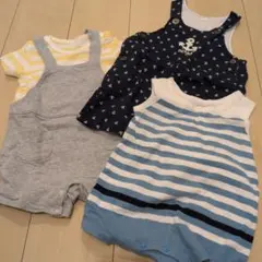 ロンパースセット 3点　ユニクロ　無印良品　西松屋
