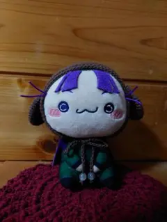 もちぴこ用 15cmぬいぐるみ用 たれ耳アニマル頭巾 帽子 ブラウン