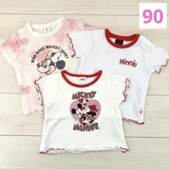 ベビー 90cm ディズニー ミニー Tシャツ 半袖 まとめ売り 女の子