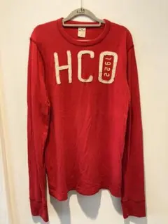 【Hollister】HCO 1922 ロゴ ロンT L 赤 アメカジのサムネイル
