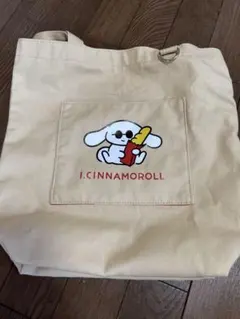 アイシナモロール　トートバッグ　サンリオキャラクターズ　シナモンロール