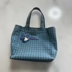 familiar ファミリア トートバッグ チェック クマ 刺繍 小 - メルカリ