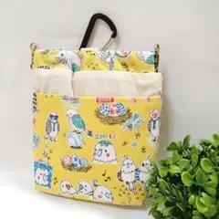 犬用品・消臭マナーポーチ《インコ柄》