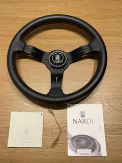 【最終値下げ・早い者勝ち】Nardi ステアリング 本体と付属品 Amazon | NARDI(ナルディ) LEADER(リーダー) ブラック/レッド
