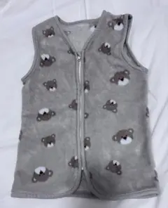 クマ柄グレーのスリーパー