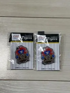 万博　ミャクミャク タイガース リーグ優勝記念 ピンバッジ２個セット