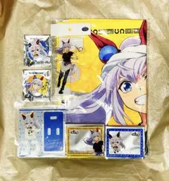 ウマ娘 タマモクロス 野郎ラーメン アクスタ 缶バッジ タオル カード