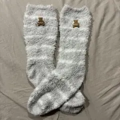 ジェラートピケ　モコモコソックス　グレー