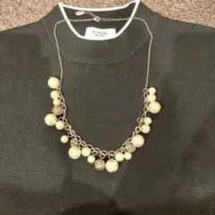 COMME CA ISMゴールド パール ネックレス