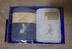 【ピーターラビット】ふんわりフェイスタオル 2枚組　新品・ノベルティ