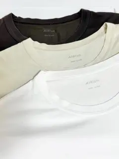 UNIQLO ユニクロ エアリズムコットンクルーネックTシャツ（半袖）3枚セットのサムネイル